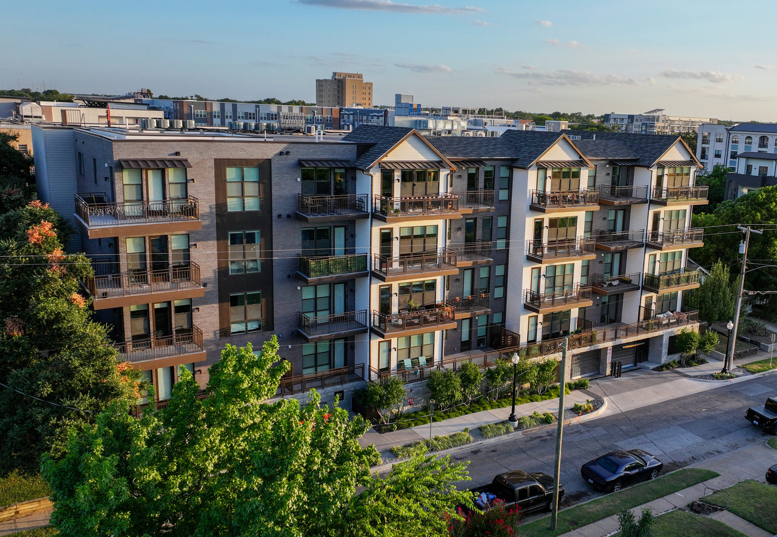 apartments, exterior, road